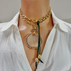my giant vintage magnifying necklace