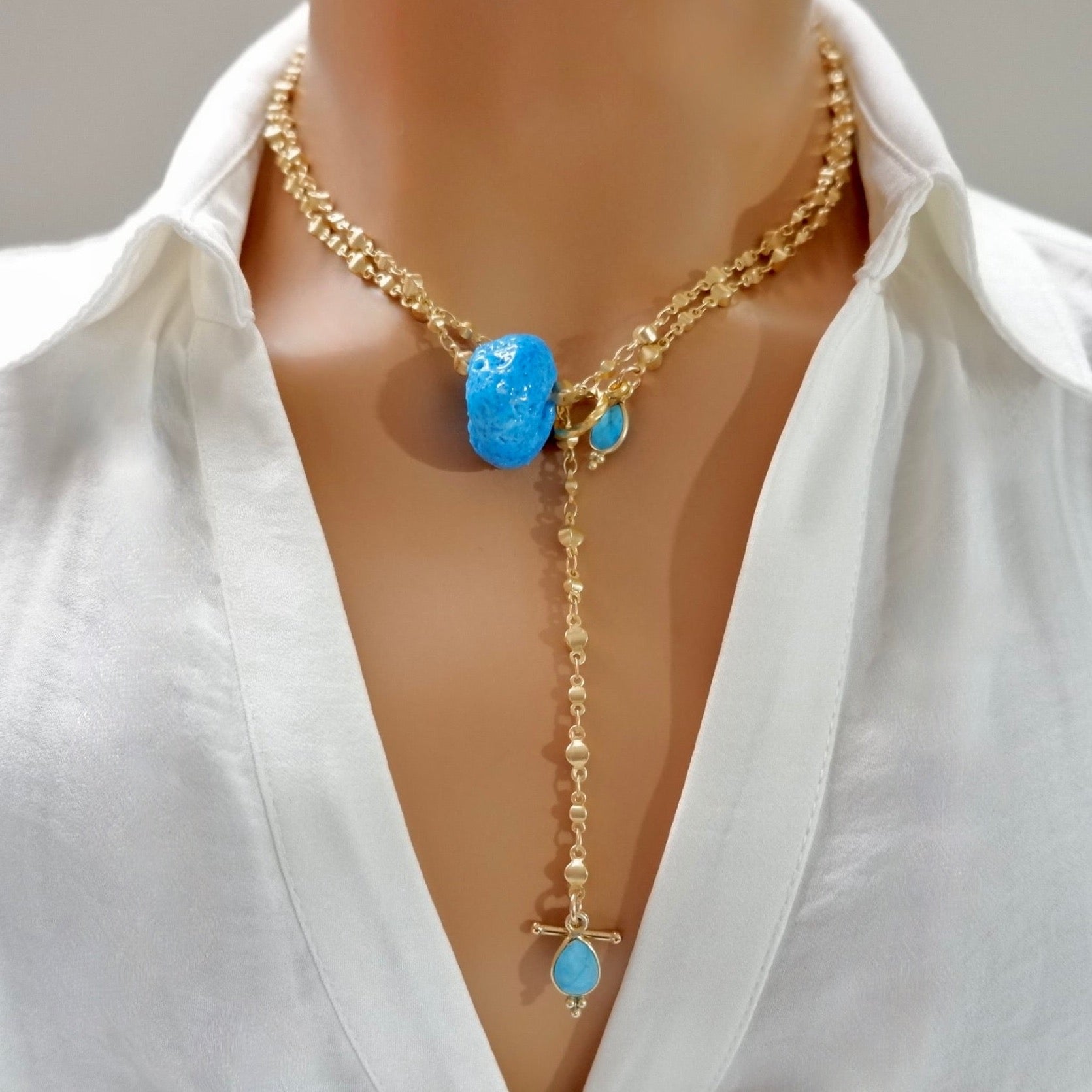 my turquoise goddess necklace