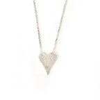 my sparkle heart necklace