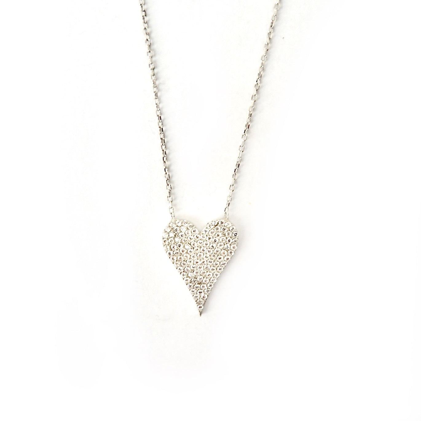 my sparkle heart necklace