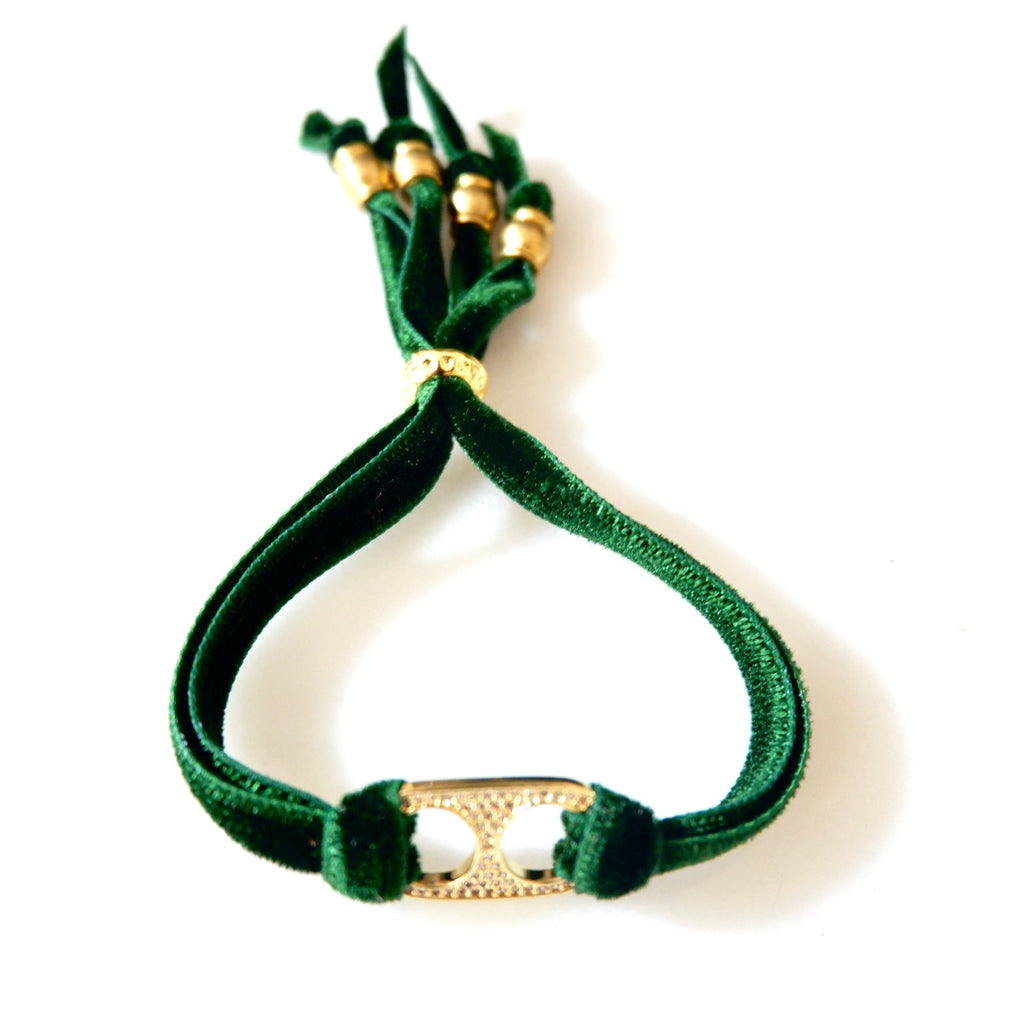 my jewel toned tab bracelet