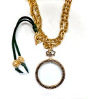 my giant vintage magnifying necklace