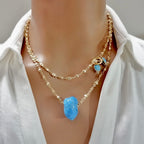 my turquoise goddess necklace