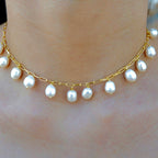 pearl drop necklace