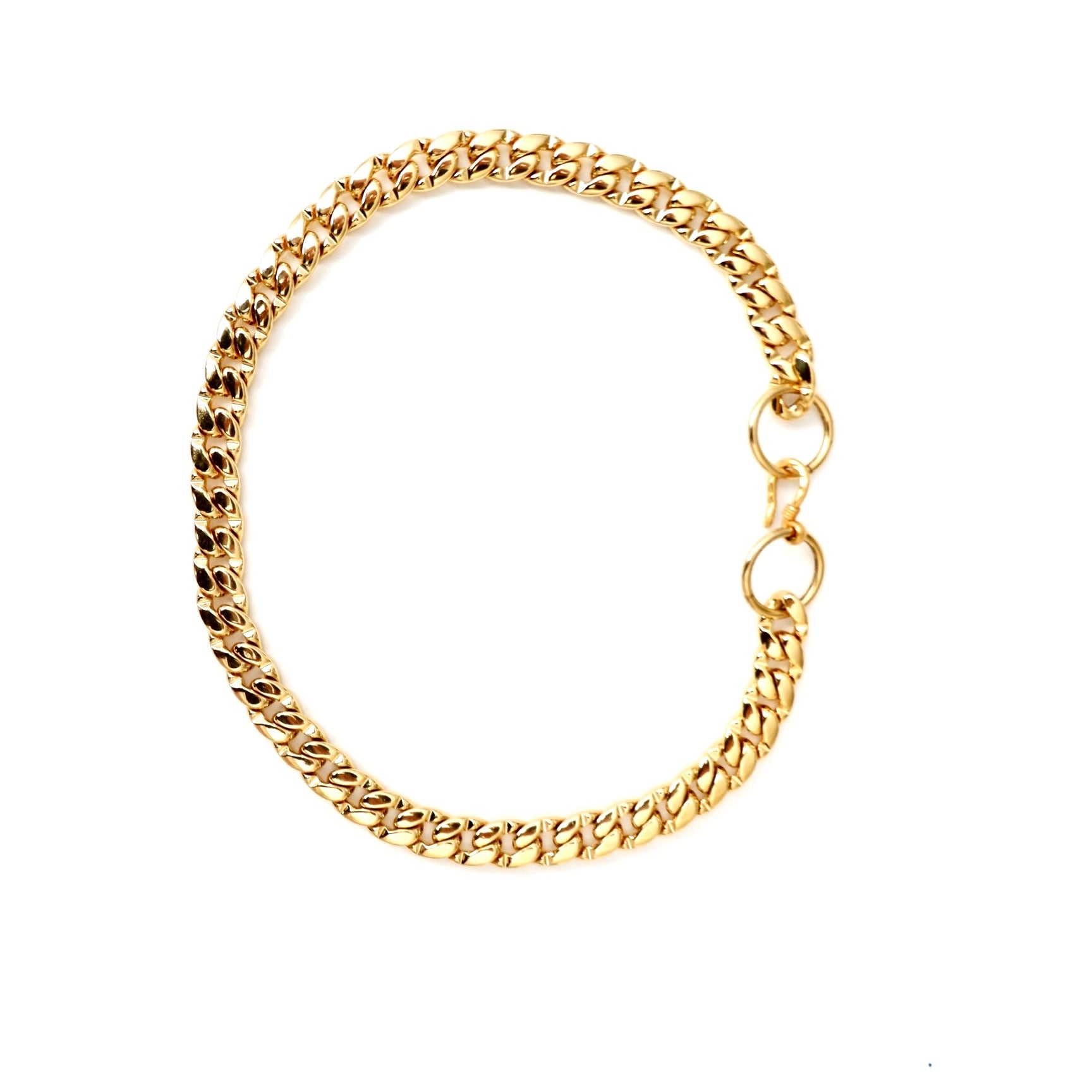 twin circle cubano choker necklace