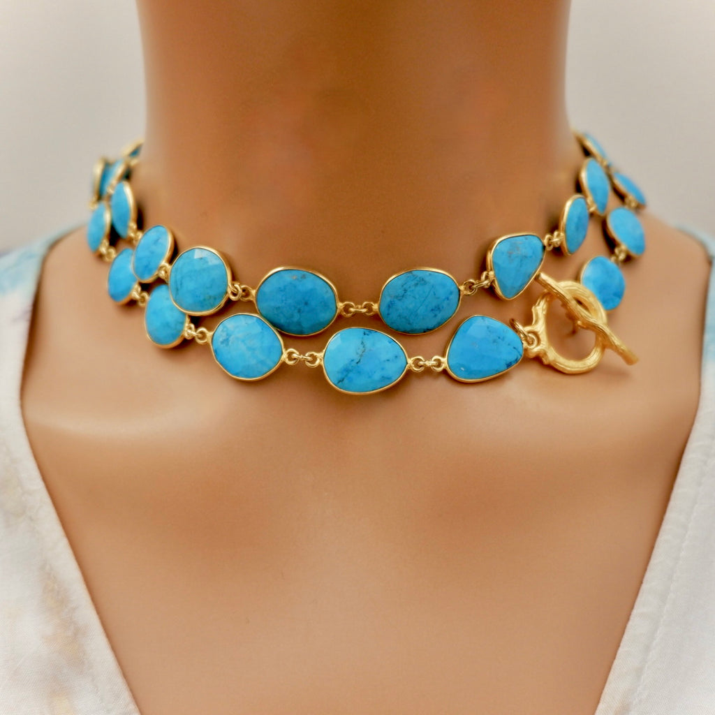 my turquoise fish necklace