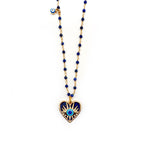 my lapis heart necklace
