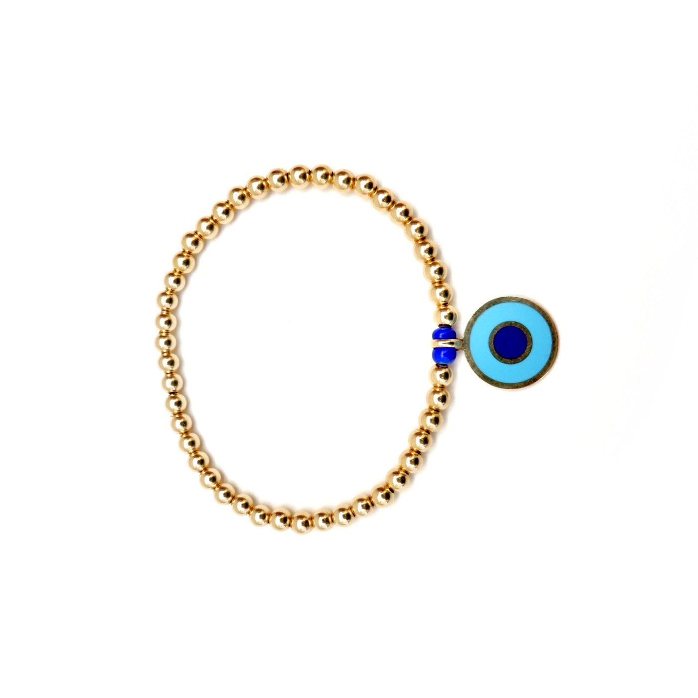 gold evil eye bracelet