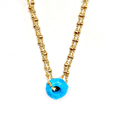 my turquoise goddess necklace