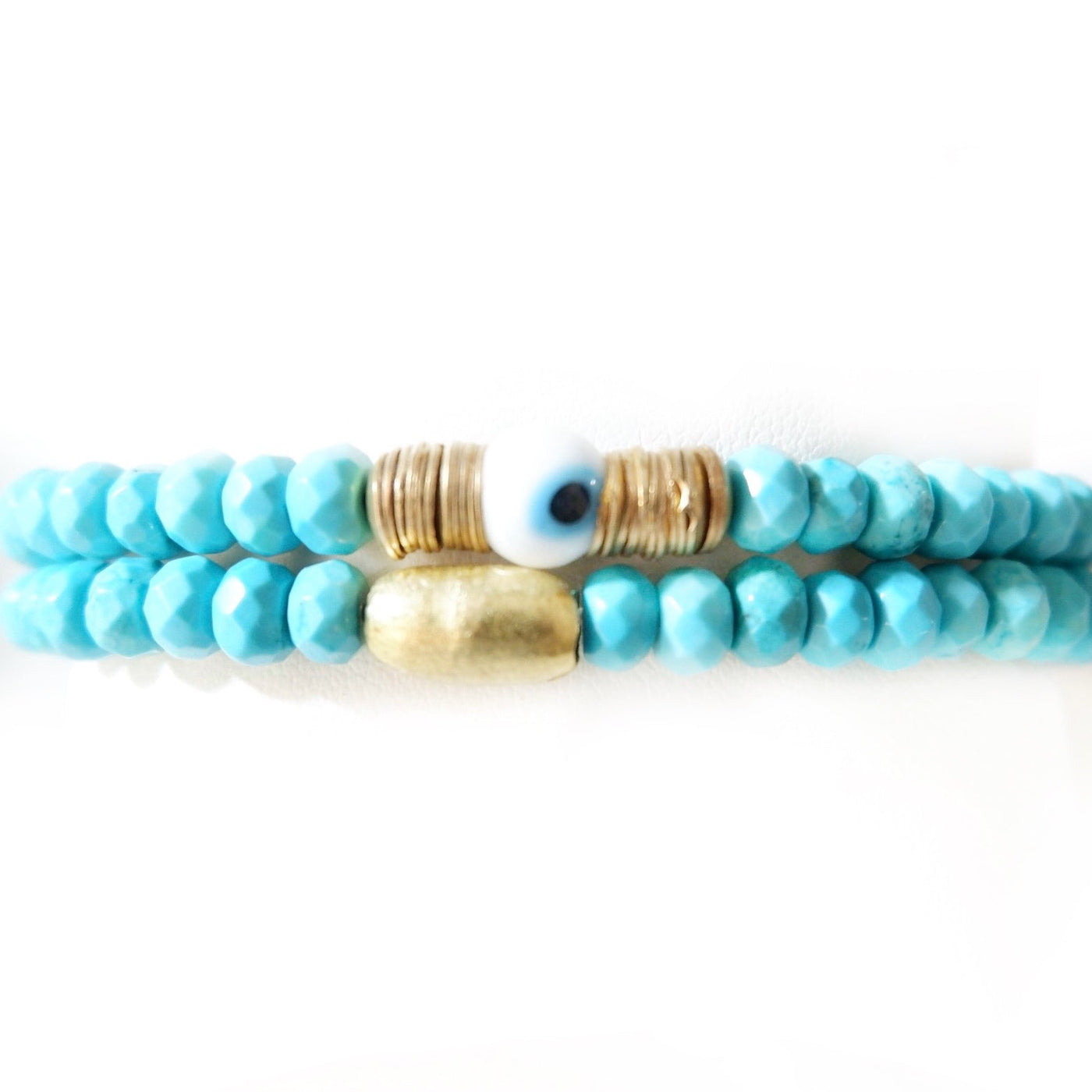 turquoise twin set bracelet