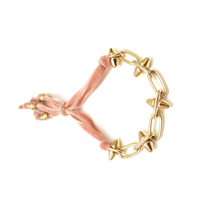 rose spikes bracelet