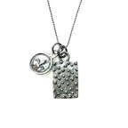 tag de fleur silver mens necklace