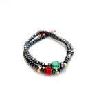 pyrite twin set bracelets