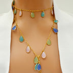 rainbow sweet drops necklace