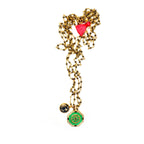 my green octagon necklace