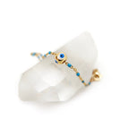 dainty floating evil eye bracelet