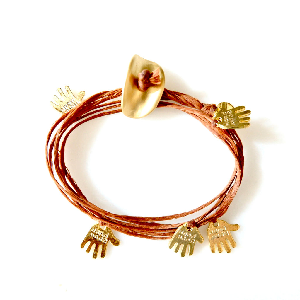 five hands bracelet choker