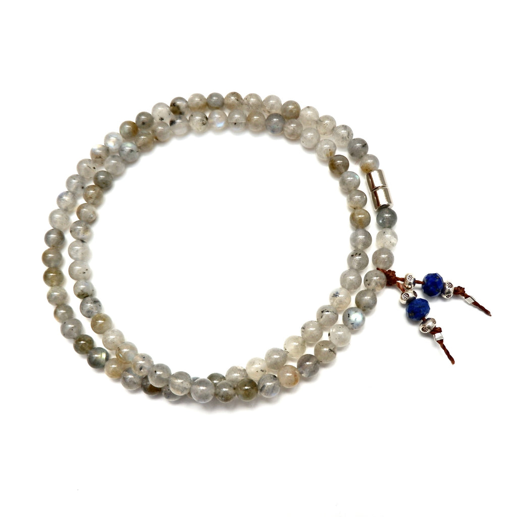 labradorite magnet mens necklace