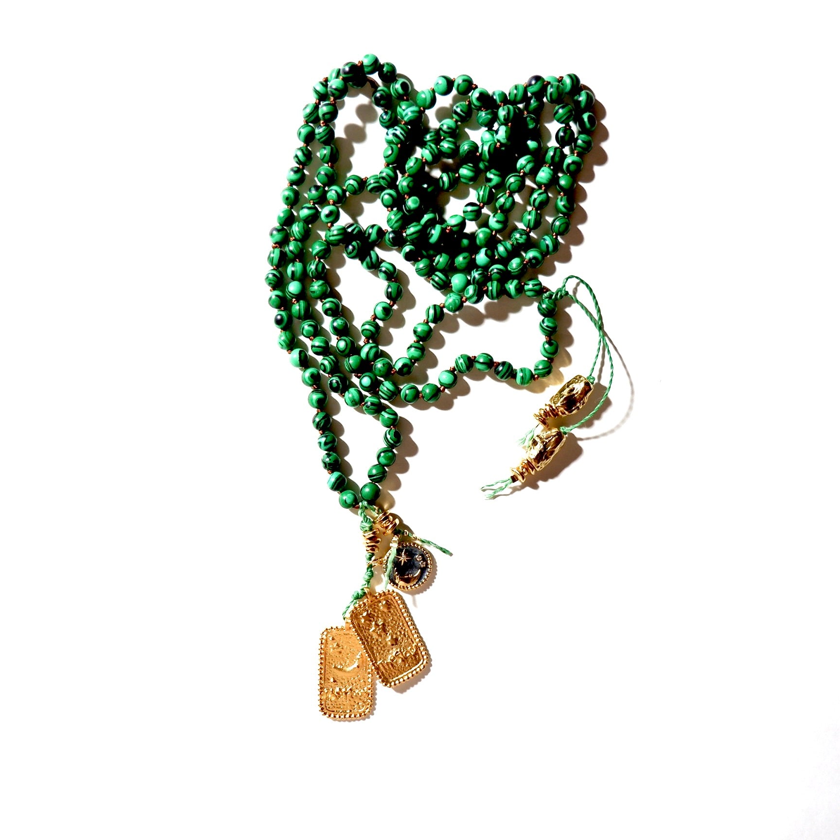 my stars and moon malachite necklace