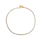 my dainty rainbow crystal choker