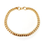 twin circle cubano choker necklace