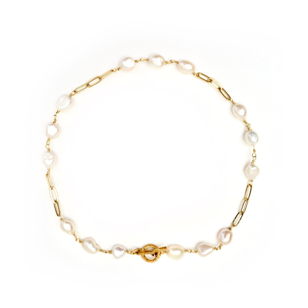 my pearl toggle choker