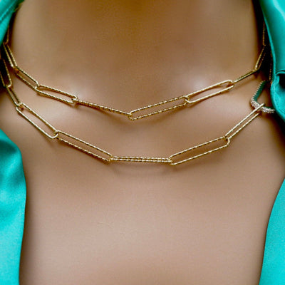 my modern chain necklace