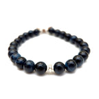 simple chic tigers eye mens bracelet