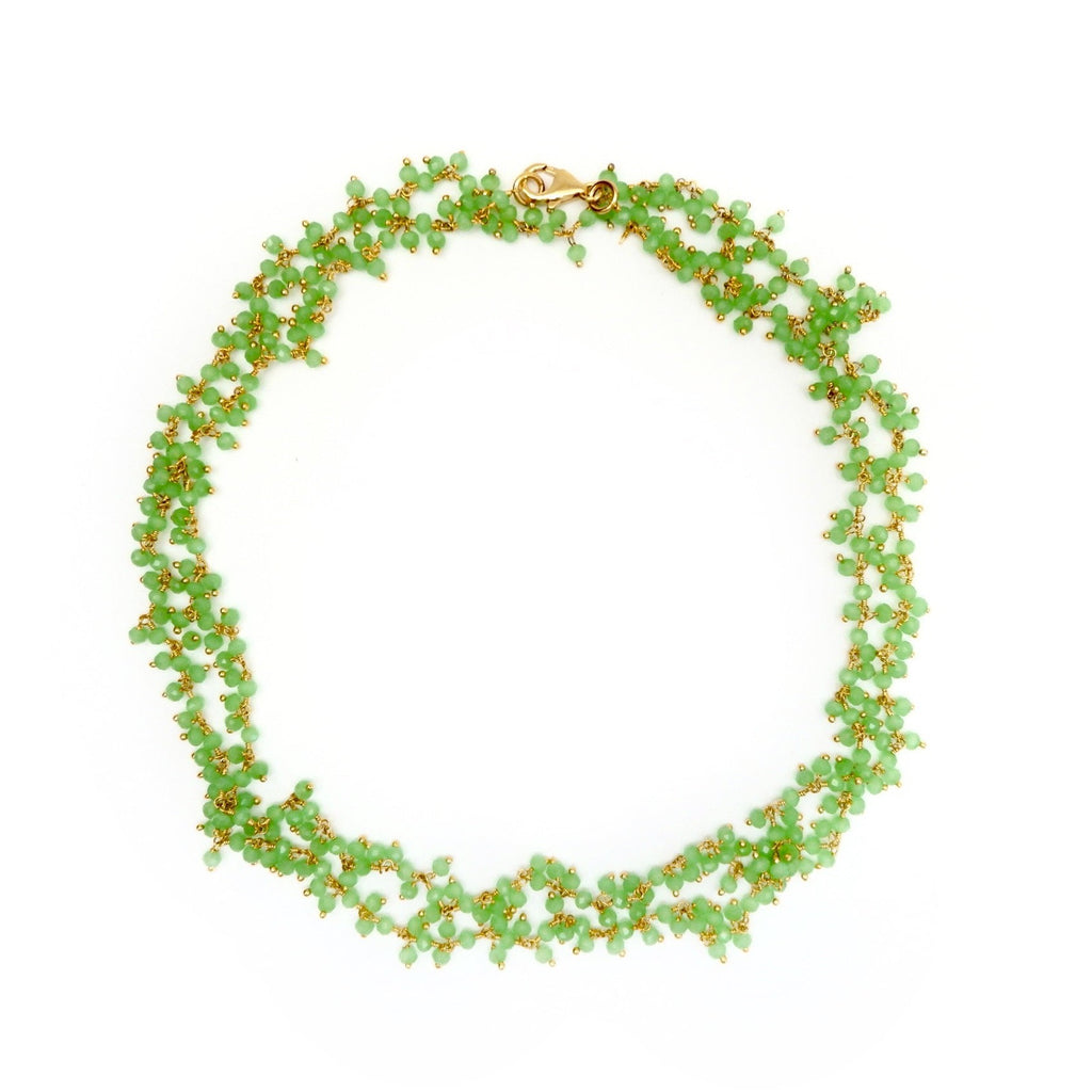 sweet sea green necklace
