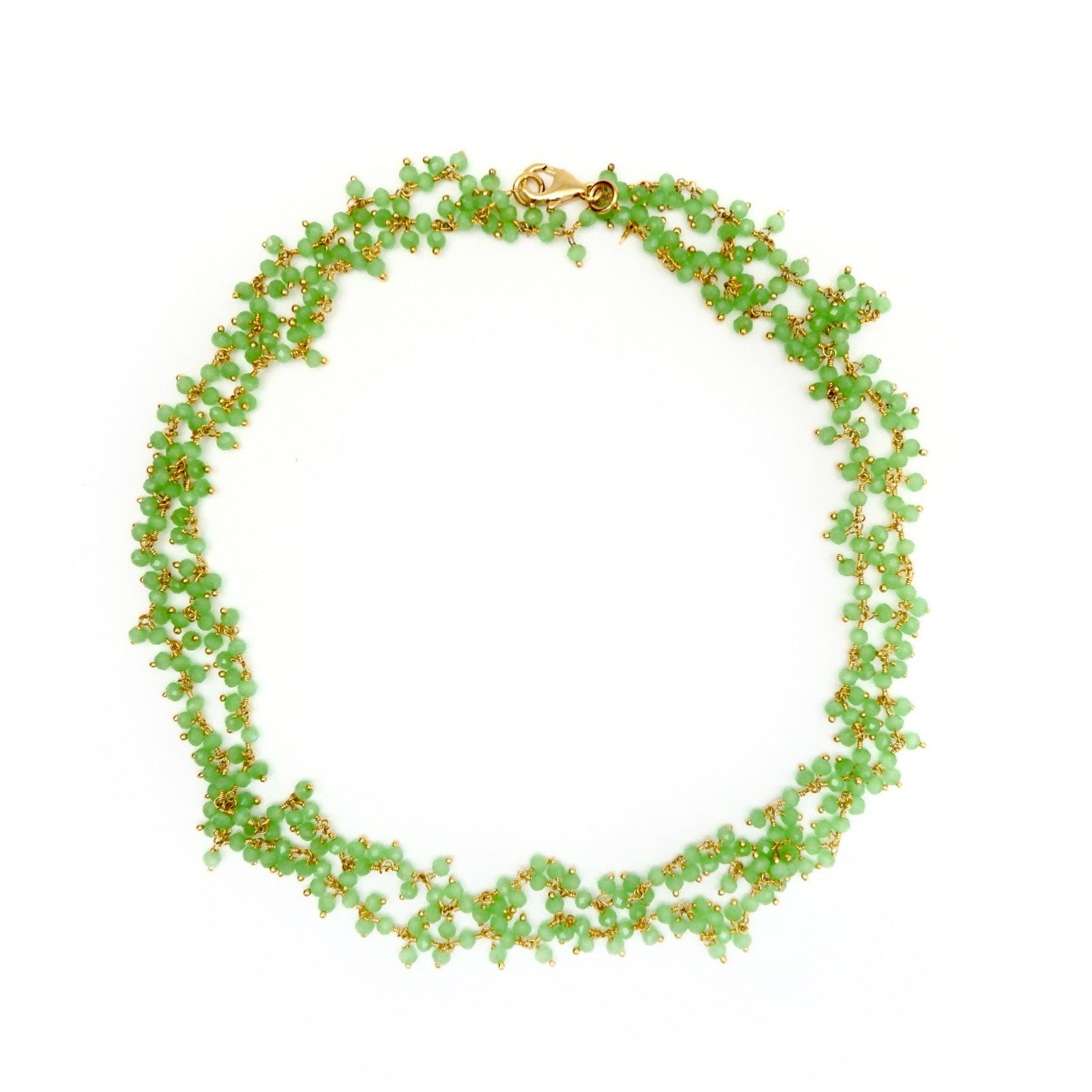 sweet sea green necklace