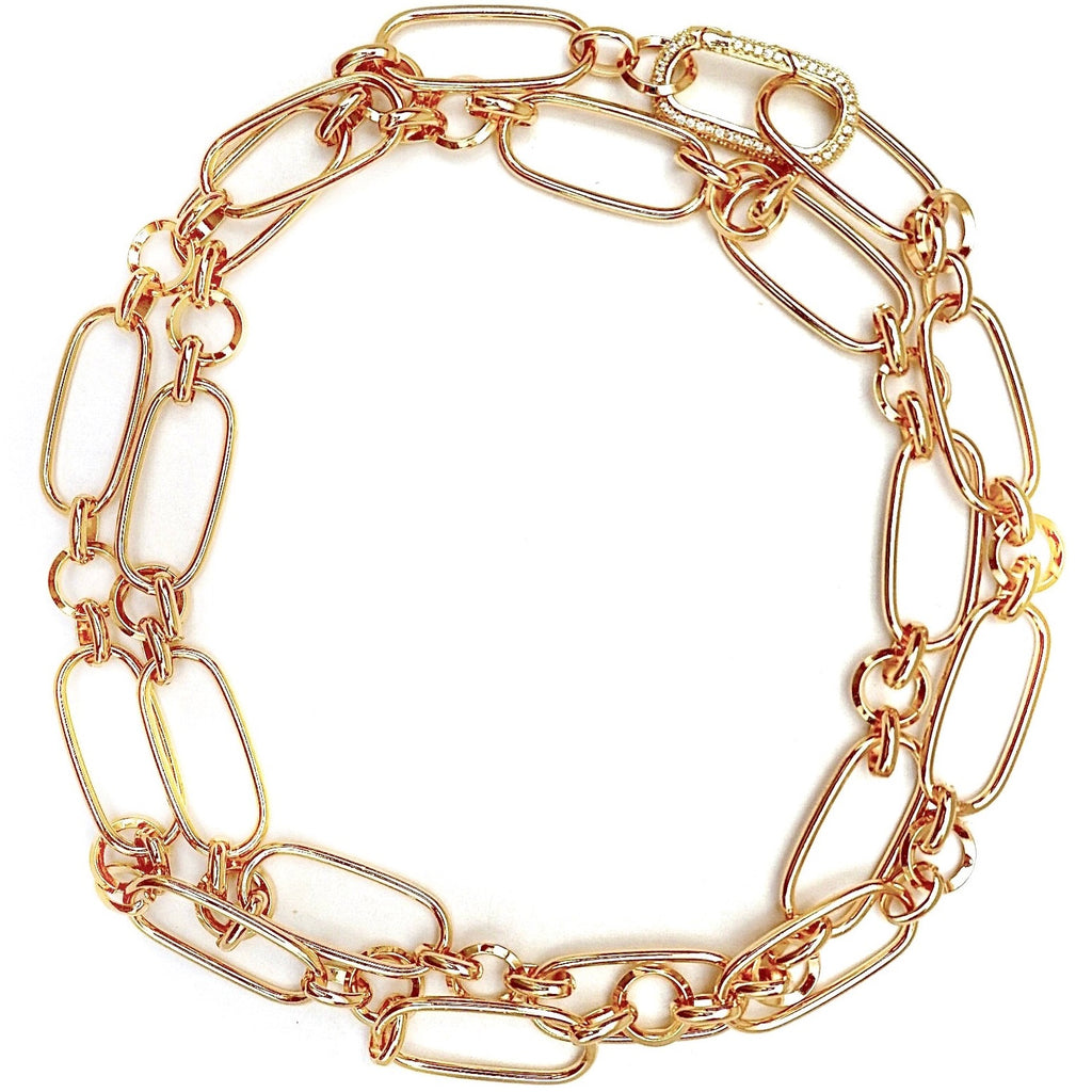 large links chain necklace