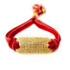 velvet tag bracelet