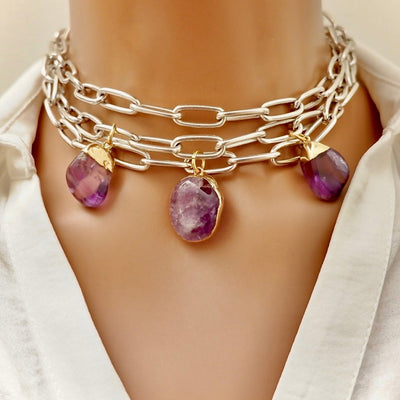 my favorite amethyst necklace