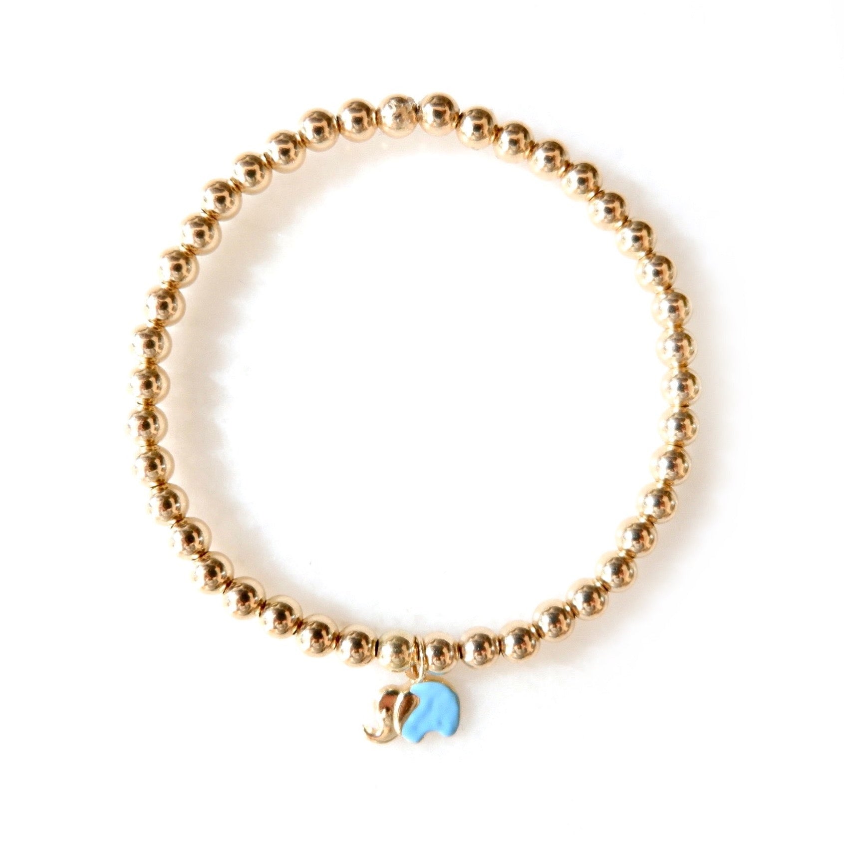 tiny little elephant bracelet