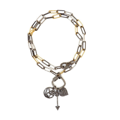 three times love necklace