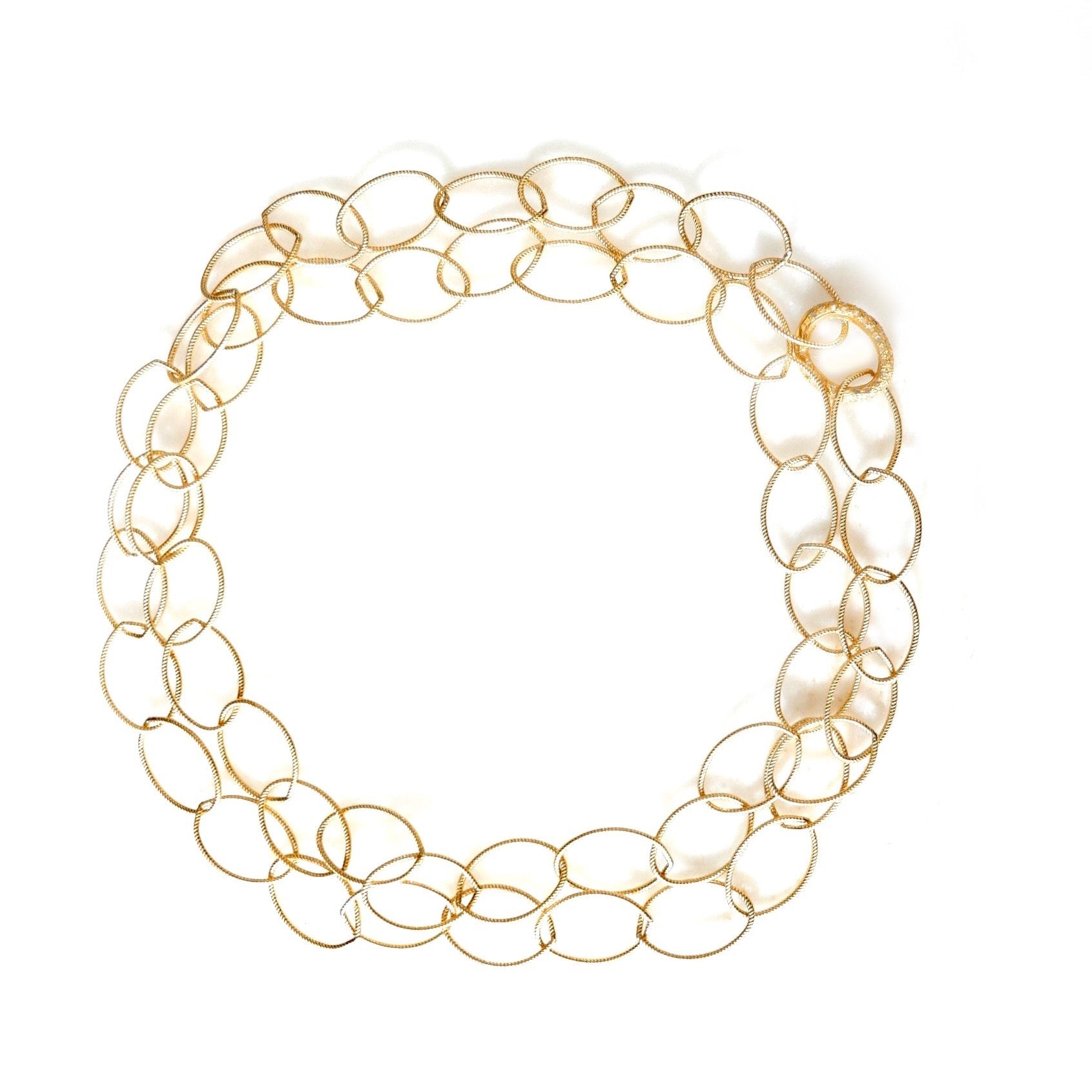 my sweet ovals chain necklace
