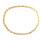 mini spikes chain necklace