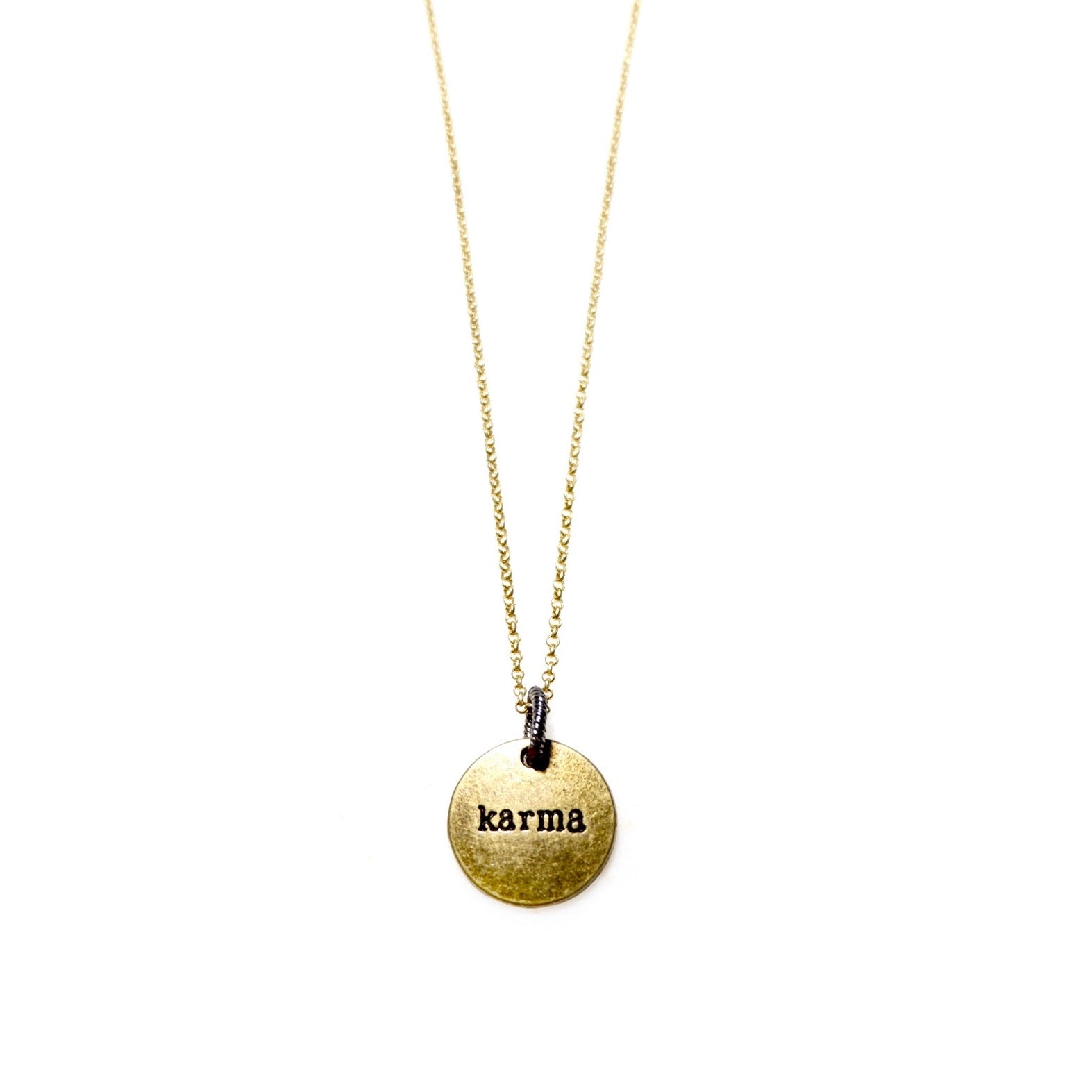 karma mens necklace