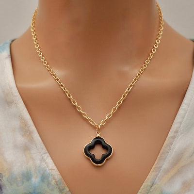 my open clover necklace