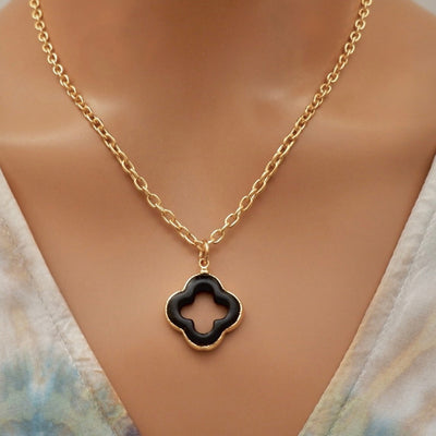 my open clover necklace