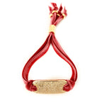 velvet tag bracelet