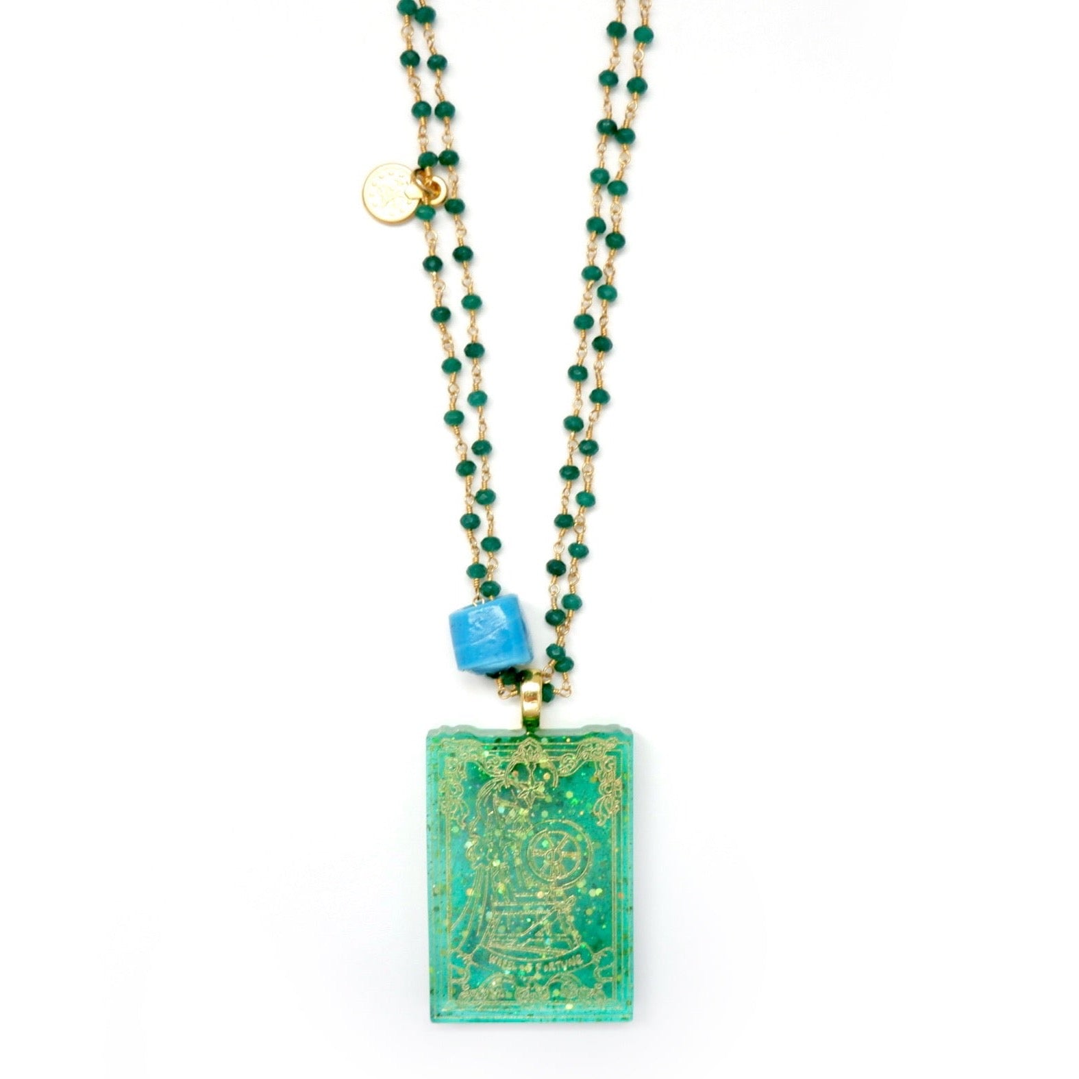 my vintage green necklace