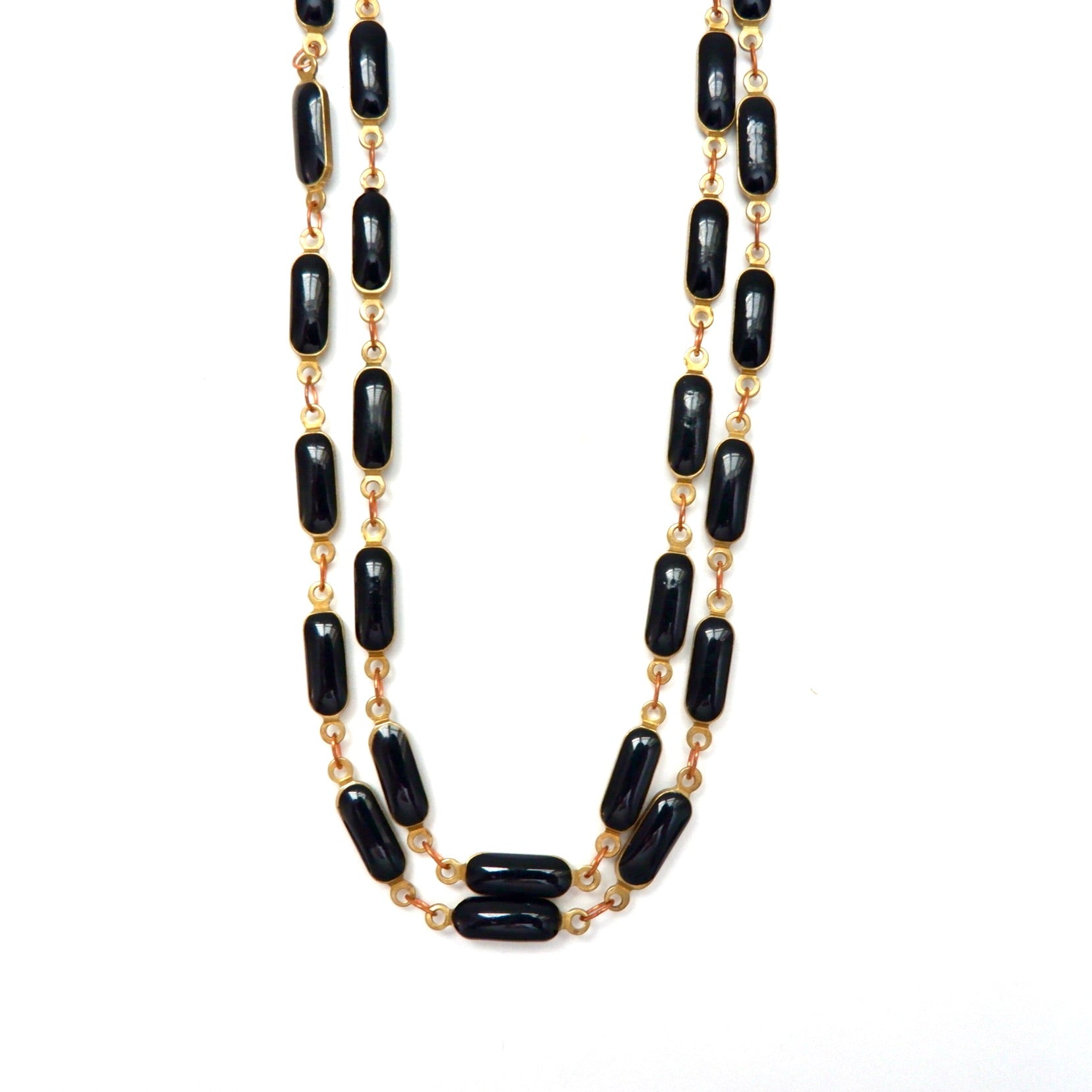 my vintage enamel necklace