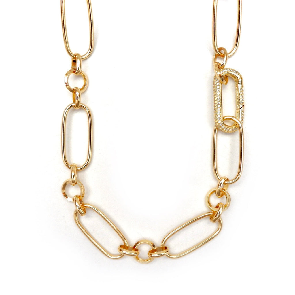 large links chain necklace