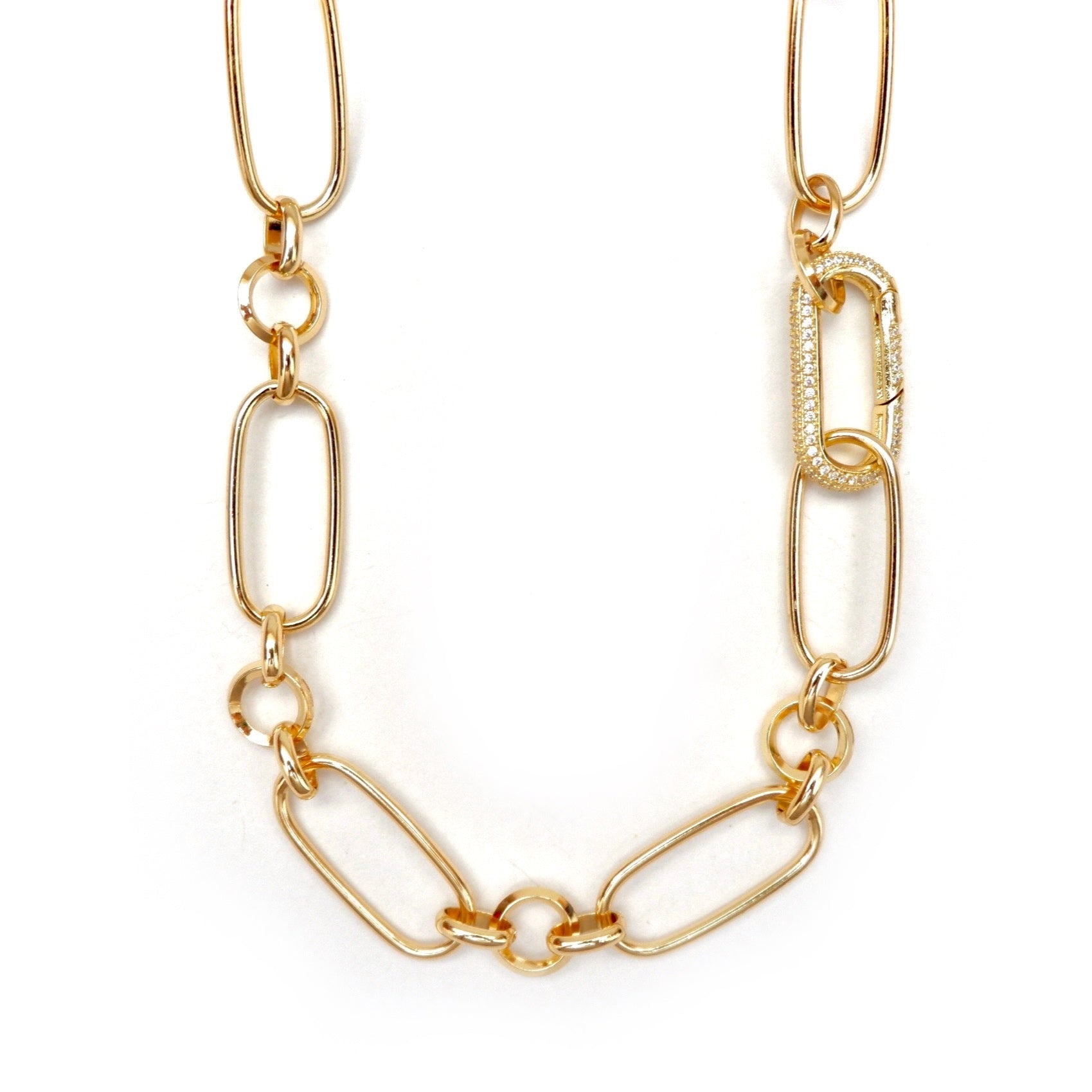 large links chain necklace