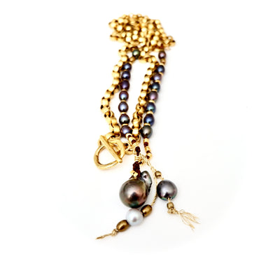 vintage art baroque pearl necklace
