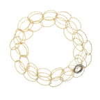 italian gold oval necklace