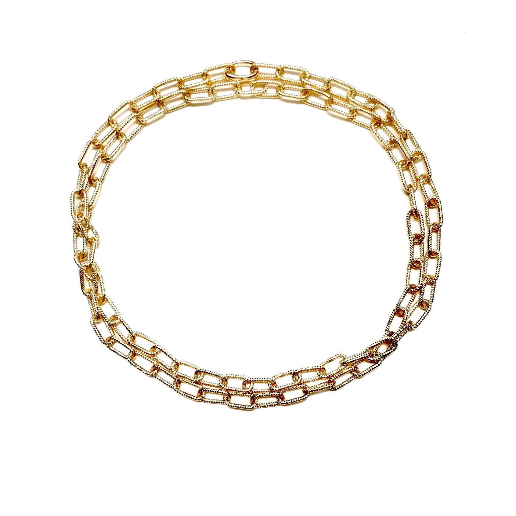 oval chain necklace