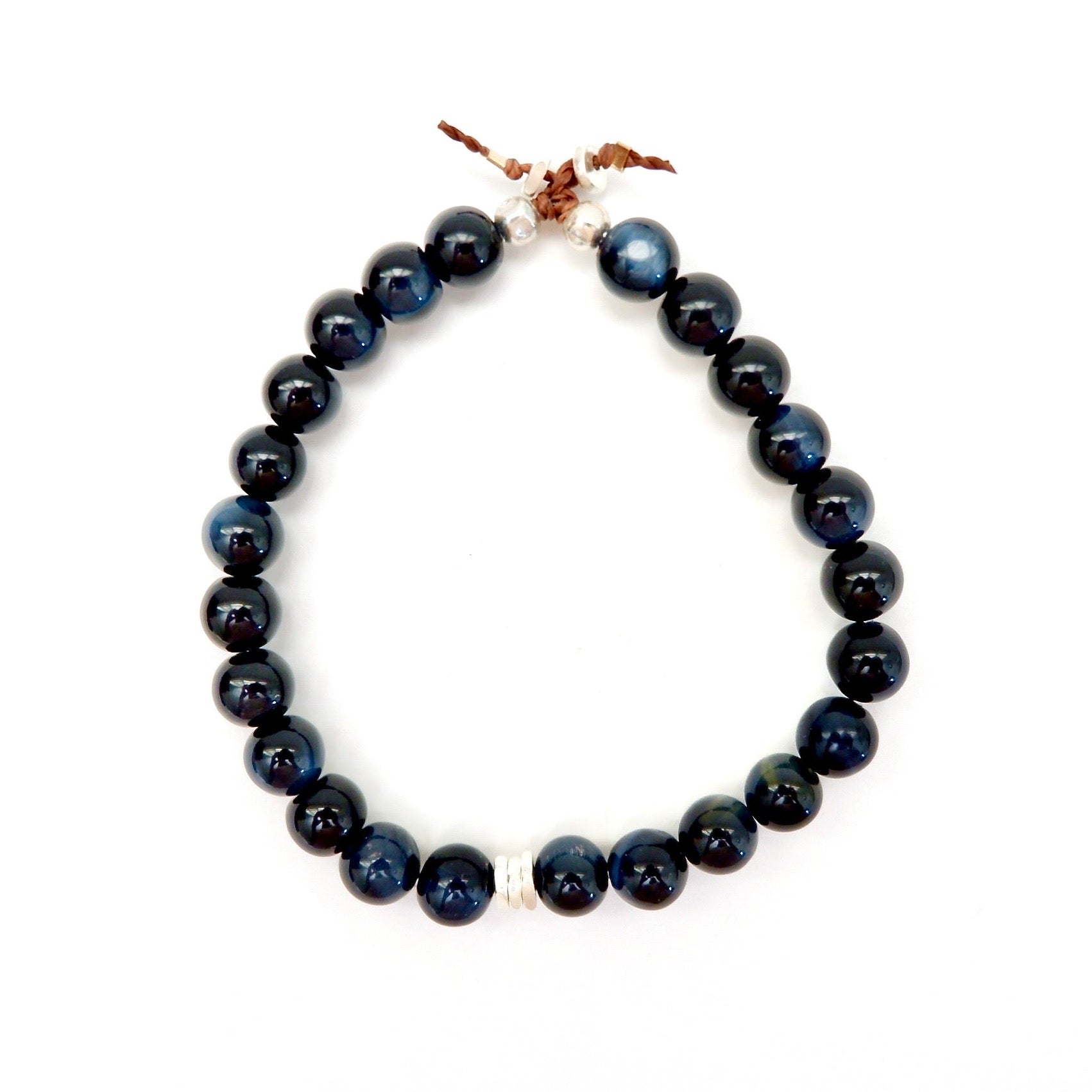 simple chic tigers eye mens bracelet