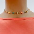 dainty daisy choker
